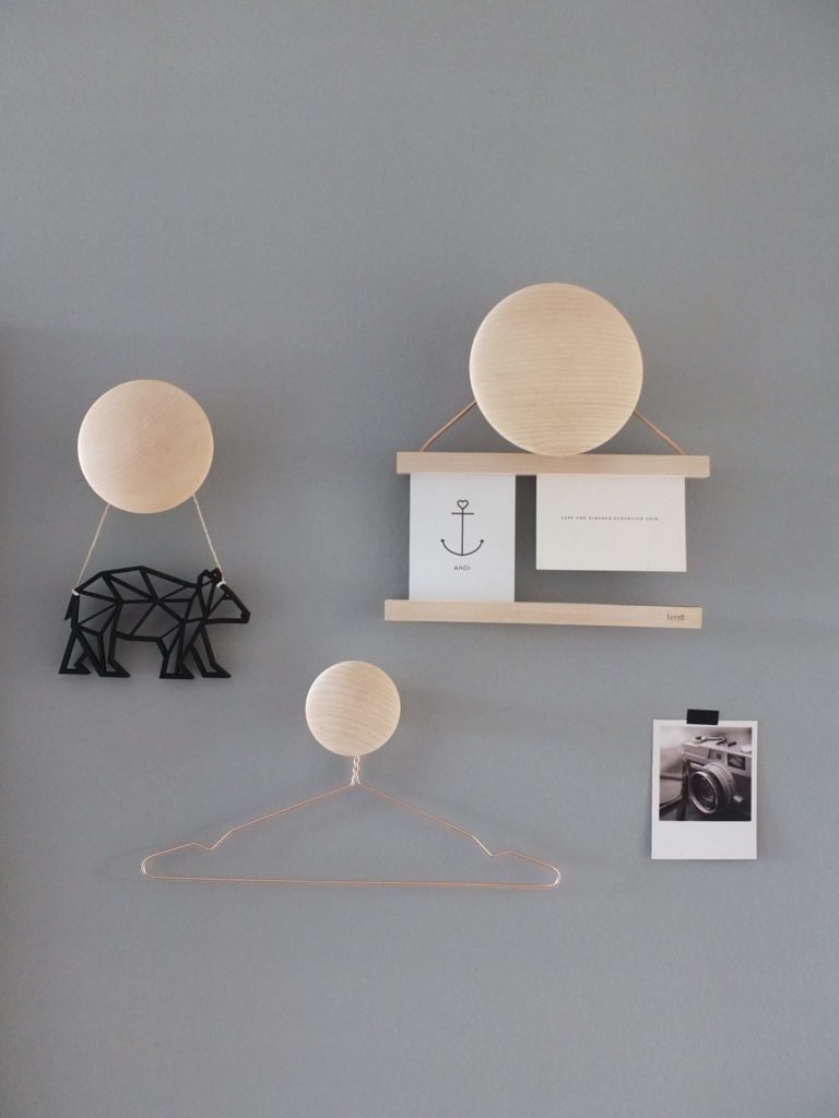 Wohngoldstück_Wandhaken Dots für Garderobe im skandinavischen Design 