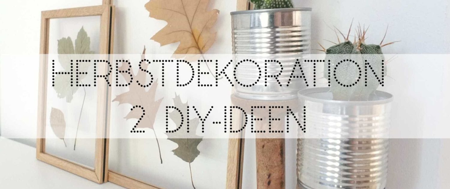 Wohngoldstück_DIY Herbstdekoration Blätter in Moebe Bilderrahmen und mit Holzklammer