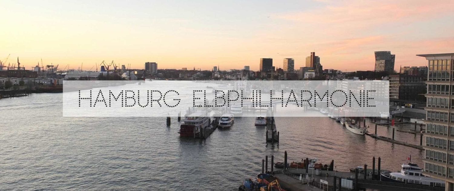 Wohngoldstück_Hamburg Elbphilharmonie Plaza Sonnenuntergang Elbe