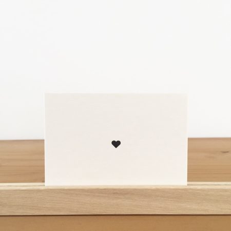 Wohngoldstück_Mini-Postkarte Papier Ahoi Herz