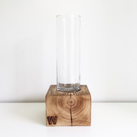 Wohngoldstück_Woodenchock Holzblock Classic Vase