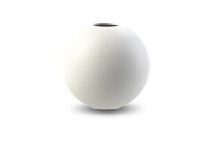 Wohngoldstück_Vase 20cm Weiß Cooee Design