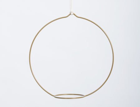 Wohngoldstück_Plant Hanger Circula Gold Draad Zaken