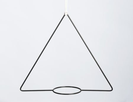 Wohngoldstück_Plant Hanger Trigona Schwarz Draad Zaken