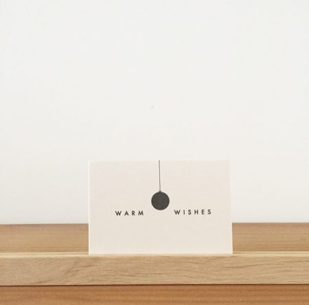 Wohngoldstück_Mini-Postkarte Papier Ahoi warm wishes