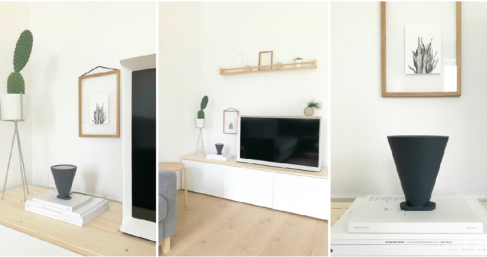 Wohngoldstück_TV Board Scandi Look Samsung Serif TV