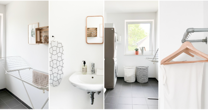 Wohngoldstück_Hauswirtschaftsraum Scandi Look praktisch schön