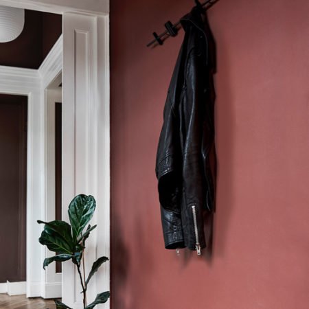 Wohngoldstueck_Garderobenleiste Schwarz 70cm Moebe