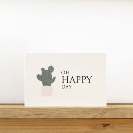 Wohngoldstueck_Postkarte Papier Ahoi Oh happy day