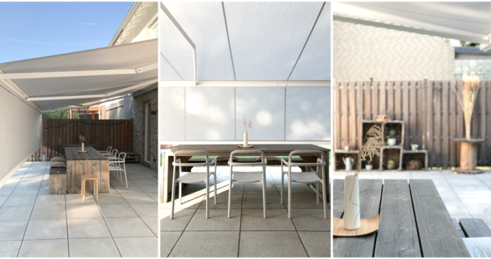 Wohngoldstueck_Puristische Markise Volant Garten