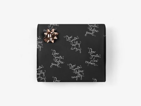 Wohngoldstueck_Typealive Geschenkpapier Dear Santa