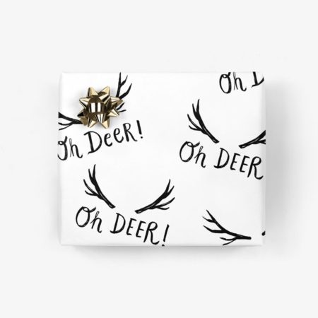 Wohngoldstueck_Typealive Geschenkpapier Oh Deer