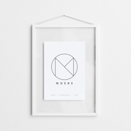 Wohngoldstueck_Bilderrahmen Weiß A4 Moebe