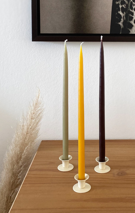 Slim Kerzen 'Dark Brown' (2er Set) von Kunstindustrien – Bild 5