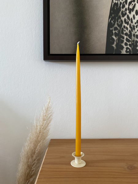 Wohngoldstueck_Kunstindustrien Slim Kerzen Honey