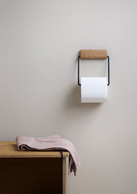 Wohngoldstueck_Moebe Toilettenpapierhalter Schwarz