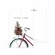 Wohngoldstueck_Postkarte Leo la Douce Christmas Bicycle