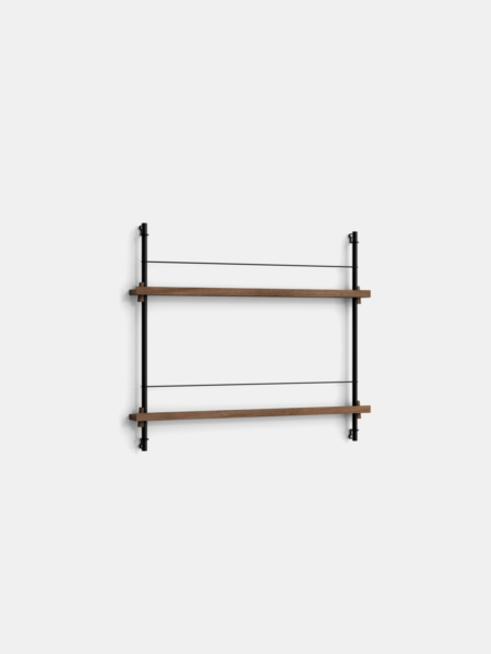 Wohngoldstueck_Magazine Shelf MS.65.1_Smoked Oak_Black