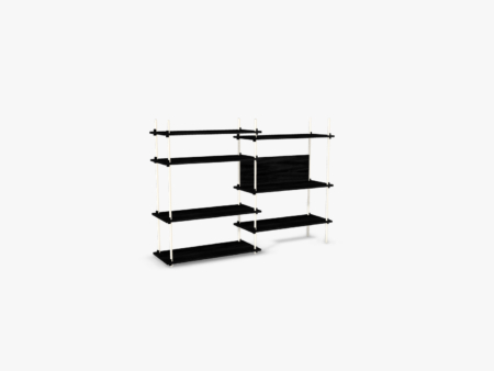 Wohngoldstueck_Regal Moebe_S.115.2.A_mit Backplate_Black White