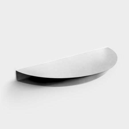 Wohngoldstueck_Moebe_Halfmoon Shelf_Stainless Steel_Large